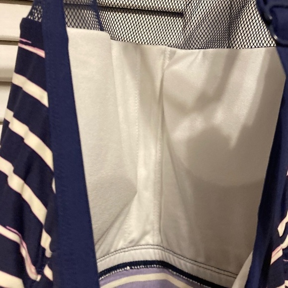 Beach House Blue And White Striped Halter Tankini Size 6 - Picture 7 of 9